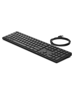 Teclado HP 320K de Escritorio con Cable USB para Windows