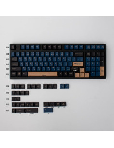 Juego de Teclas PBT Mintcaps 129 Teclas Azul Samurai para Teclado Mecánico 2