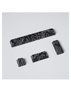 Conjunto de 4 Teclas PBT Negras Gliging Perfil Cherry