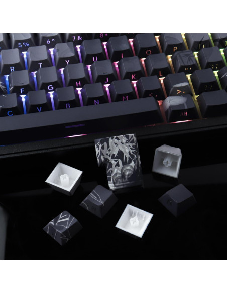 Conjunto de Teclas Mecánicas Tsung PBT 135 Teclas Bamboo Sea