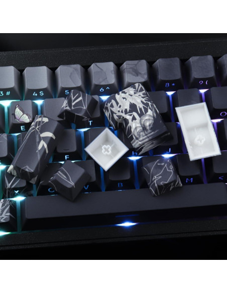 Conjunto de Teclas Mecánicas Tsung PBT 135 Teclas Bamboo Sea