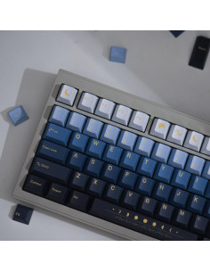 Juego de Teclas PBT Mintcaps 130 Teclas Luna Perfil Cherry 2