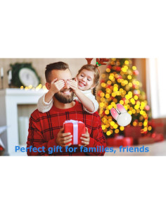 Ratón Inalámbrico Bluetooth Lindo Conejito Rosa y Blanco 2