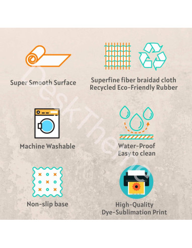 Alfombrilla de escritorio DeskTheme Cottagecore 900x400 mm