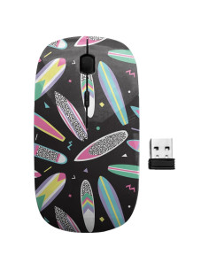Ratón Inalámbrico Ergonómico Sanacci Vintage Surf 90s