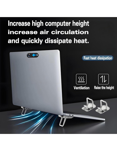 Soporte Ergonómico para Laptop AYXKJ Ajustable Negro