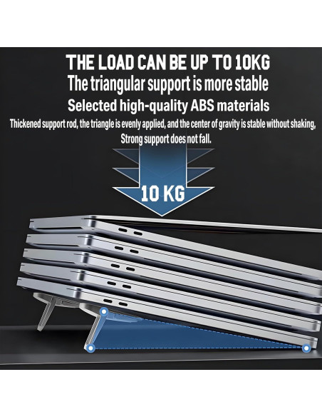 Soporte Ergonómico para Laptop AYXKJ Ajustable Negro