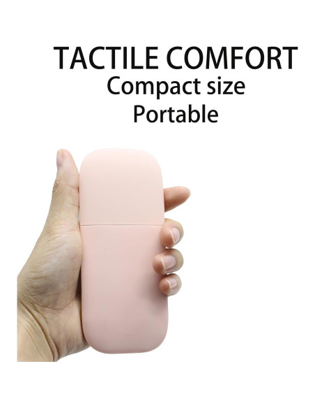 Ratón Plegable Táctil QUJIFETU Rosa para PC y Mac