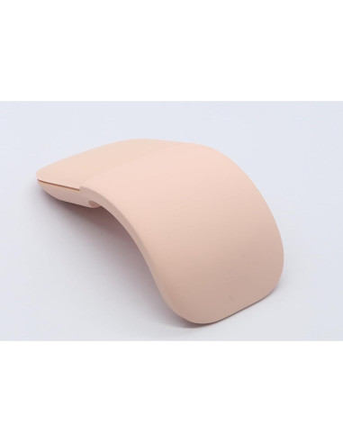 Ratón Plegable Táctil QUJIFETU Rosa para PC y Mac