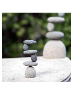 Escultura Mini Cairn de Piedra Natural Age - 17.78 cm