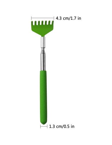Rastrillo de Jardín Zen MIUPOO Mini - 2 Piezas Amarillo y Verde
