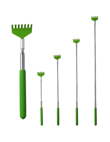 Rastrillo de Jardín Zen MIUPOO Mini - 2 Piezas Amarillo y Verde