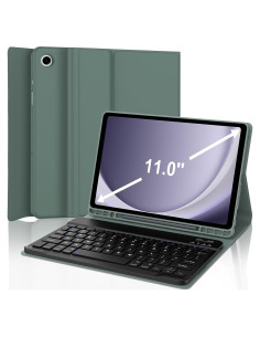 Funda de Teclado Samsung Galaxy Tab A9+ 11" Verde Oscuro