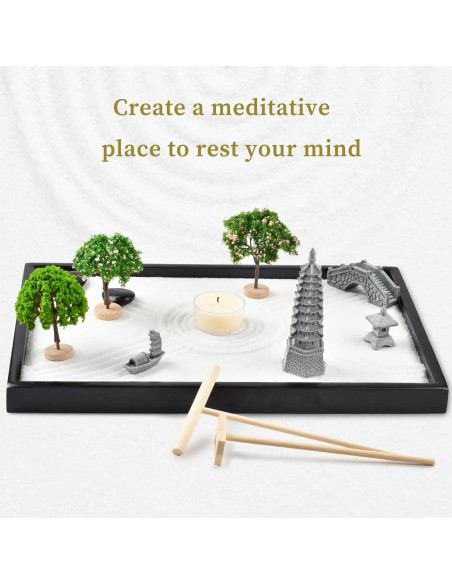 Kit de Jardín Zen Japonés The Left Bridge - Alivio del Estrés
