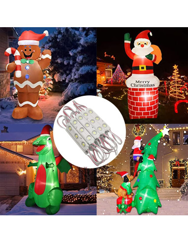 Módulo LED 20pcs 5730 SMD Blanco IP65 3-LED 19.2W