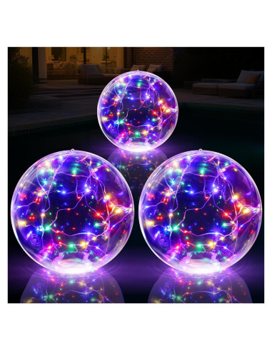 Luces Flotantes Solares para Piscina Niceput 35 cm IP68