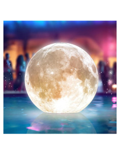 Luces Flotantes de Luna TIALLY - LED Solar 35.56 cm - 1 Paquete