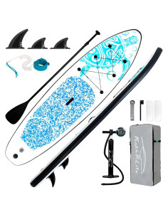 Tabla de Paddle Inflable FEATH-R-LITE 10'6" x 33" para Todos los Niveles