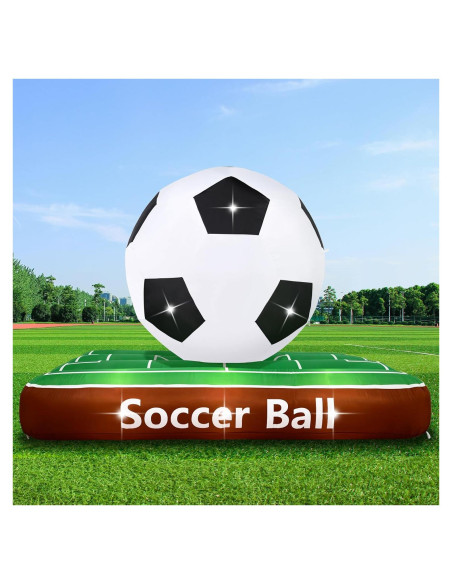 Decoración Inflable de Fútbol Popblow 6 Pies con LED