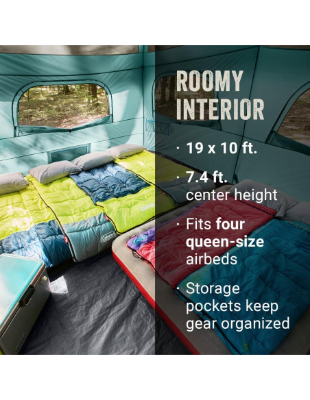 Tienda de Camping Coleman Skylodge 12P Verde 5.79x3.05m Tienda de Camping Coleman Skylodge 12P Verde 5.79x3.05m