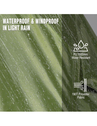 Tienda de Camping Plegable REDCAMP SP10202 para 1 Persona