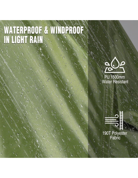 Tienda de Camping Plegable REDCAMP SP10202 para 1 Persona