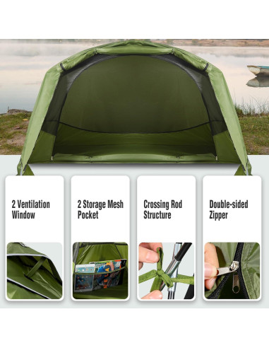 Tienda de Camping Plegable REDCAMP SP10202 para 1 Persona