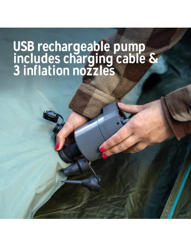 Colchón de Aire Kelty Kush Queen 201x142 cm 15 cm Grosor