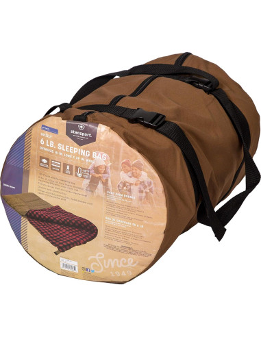 Saco de dormir Stansport Grizzly 6 lbs. -10C Algodón