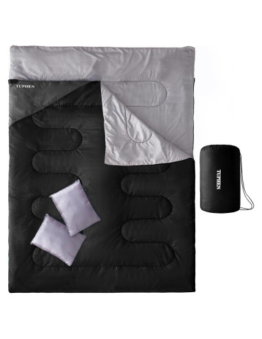 Saco de dormir doble Tuphen TP-2-SD XL 220x150 cm 3 estaciones
