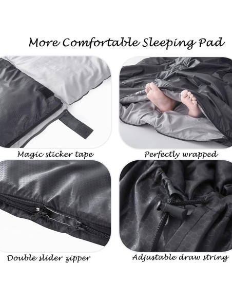 Saco de dormir doble Tuphen TP-2-SD XL 220x150 cm 3 estaciones