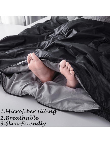 Saco de dormir doble Tuphen TP-2-SD XL 220x150 cm 3 estaciones