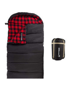 Saco de Dormir Wakeman 0C Compacto con Capucha para Camping