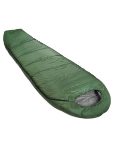 Saco de dormir momia Amazon Basics para clima frío - Verde Oliva