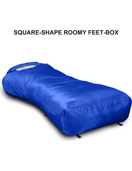 Saco de Dormir Tipo Momia AZITREK 0C XL Impermeable