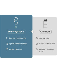 Saco de dormir Naturehike P300, 1-6C, impermeable, adultos 2