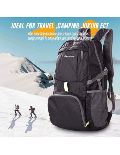 Mochila Plegable Impermeable Dveda 35L para Senderismo 2