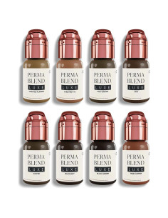 Set de Tintas de Microblading Perma Blend Luxe - 8 Colores