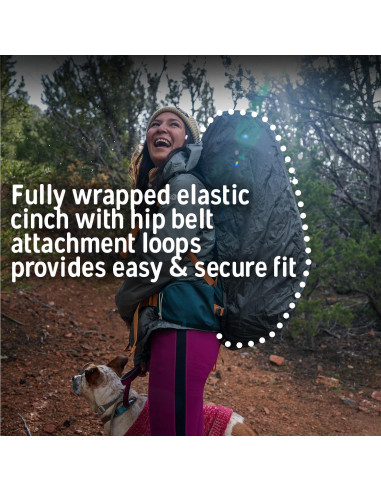 Mochila de Senderismo Kelty Asher 65L + Cubierta de Lluvia