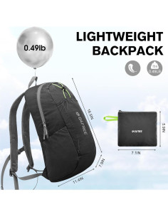 Mochila Plegable G4Free 24L Resistente al Agua para Senderismo 2