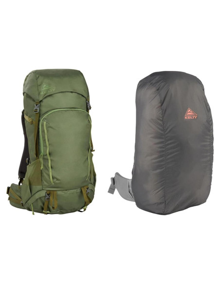 Mochila de Senderismo Kelty Asher 55L + Cubierta de Lluvia