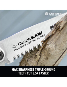 Sierra de Poda Corona QuickSAW 7" Hoja Curvada 0.22 kg 2