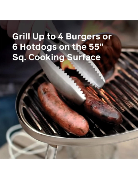 Parrilla Portátil BioLite GRA para CampStove 2 - Acero Inoxidable