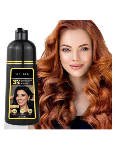 Champú para Teñir VOLLUCK 3 en 1 Marrón Castaño 560g