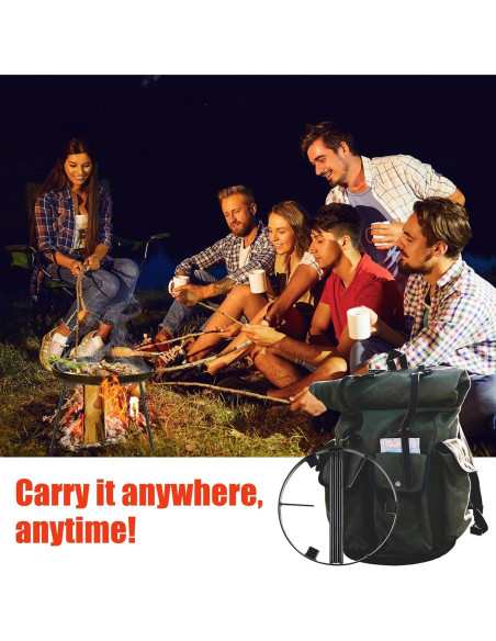 Trípode de Fogata Wefaith de Acero para Cocinar 1.2 kg