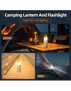 Linterna LED de Camping Dawnrise NL649-Y+G, 350 Horas Luz 2