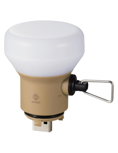 Lámpara LED de Camping Elecom NESTOUT con Trípode Beige