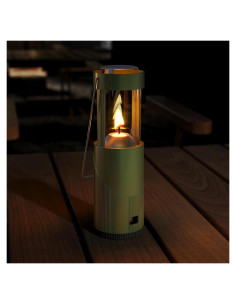 Lámpara de Vela Mini Verde NOMFIX - 15H Portátil para Emergencias