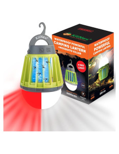 Linterna de Camping KILNEX 2600mAh USB Tipo-C IP67 Luz Roja