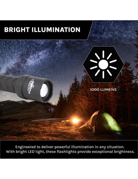Linterna LED Cascade Mountain Tech STEELCORE 1000 Lúmenes IPX8 Linterna LED Cascade Mountain Tech STEELCORE 1000 Lúmenes IPX8